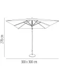 Parasol A1 300x300 Burdeos 1x