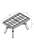 Mesa Dalia 140x90